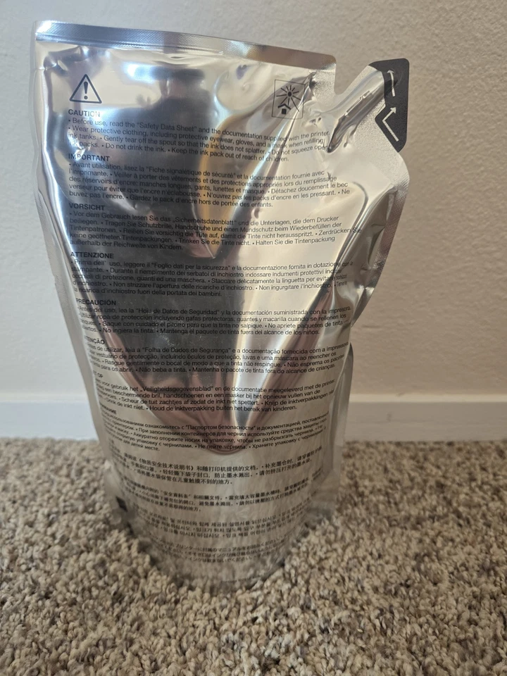 Tinta de sublimación de tinte negro 1000 ml apta para Epson SureColor F6200 F7200 F9200 F9370 Foto 2 de 2