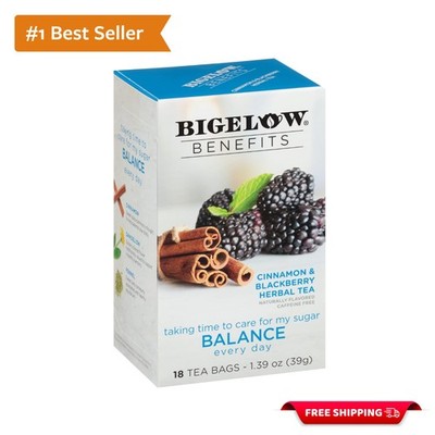 Delicious Cinnamon & Black Berry High Caffeine Tea - 18 Ct, Sweet & Invigorating