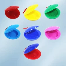 Children Finger Castanet Plastic Castanet Musical Instrument Rhythm Educational