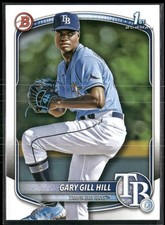 Gary Gill Hill 2025 Bowman Prospects #BP-55 Tampa Bay Rays a