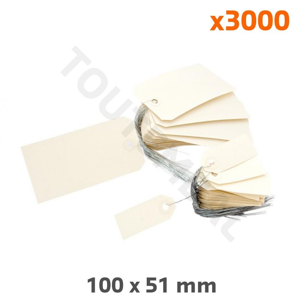 Étiquette américaine papier cartonné 100 x 51 mm anti-déchirure pour marquage de colis