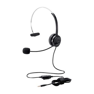 ELECOM Headset 4-polig Mini Stecker Overhead Kabel mit Single Ear Conversion ...