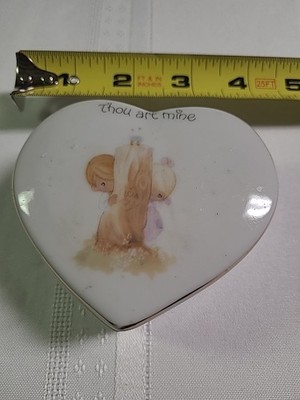 Vtg. 1978 Precious Moments Trinket Dish Thou Art Mine (Bin C)