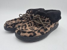 Hey Dude The Britt Leo Nut Ankle Bootie Leopard Women's Sz 7
