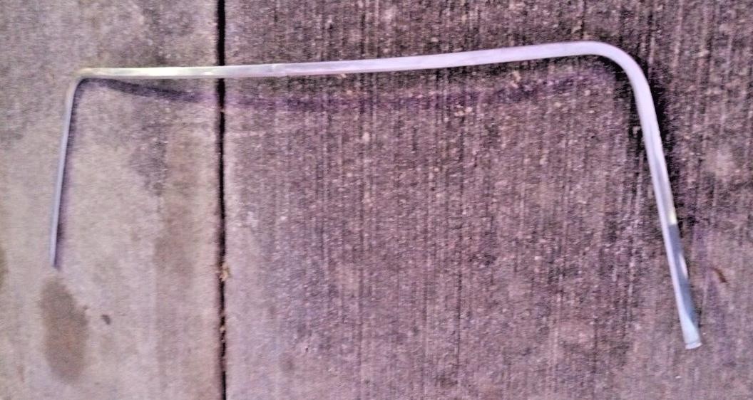 1968-74 Nova / Chevy II Front Windshield Molding 2 Upper Pieces GM LOC-102