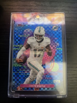 2025 Topps Finest - Uncommon Jaylen Waddle #171 X-Fractor /75