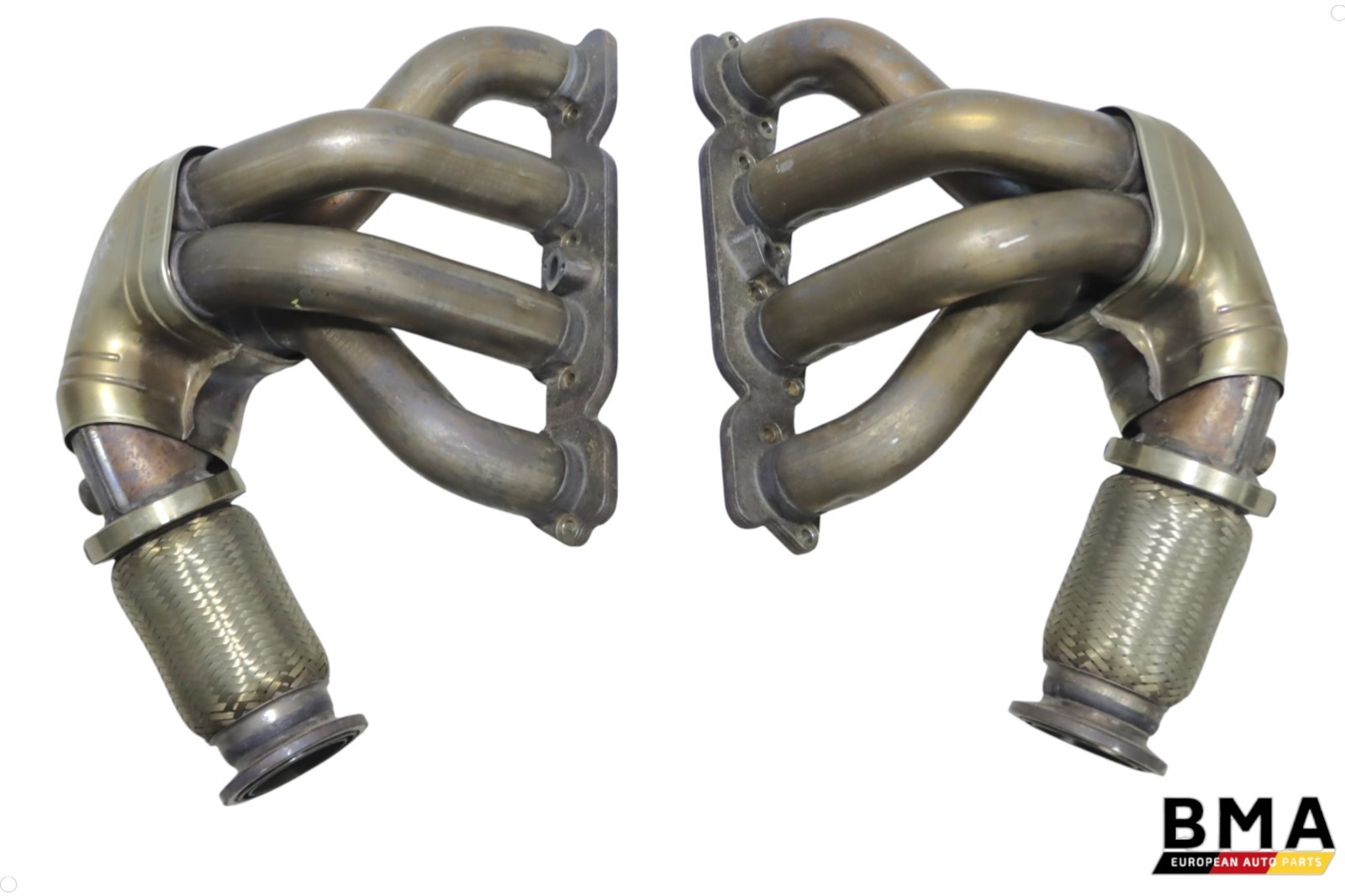 Ferrari 458 Italia Left & Right Side Exhaust Manifold Set of 2 2010 - 2015 OEM