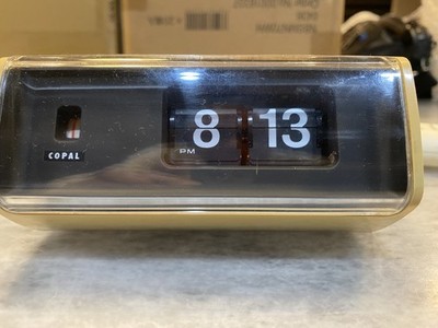 COPAL パタパタ時計 222 昭和レトロ アイボリー 60Hz COPAL 222 Flip Clock Vintage Japan NOT Working Parts Repair 60Hz