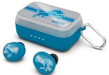 NEW Compare  39 SOAR NFL Wireless Sport Earbuds with Case Detroit Lions
