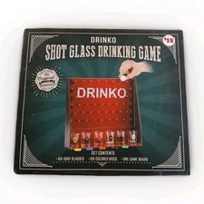 New Drinko Shot Glass Drinking Game - New - Up To 6 Players Adult Party Game 21+