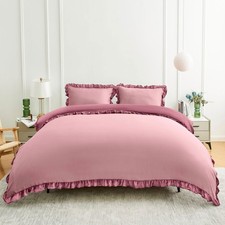Clearance Bedding Set Reversible Duvet Quilt Cover Pillowcase Single Double King