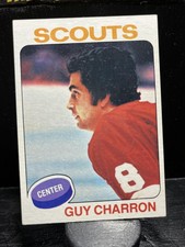 Guy Charron #32 1975-76 Topps Kansas City Scouts