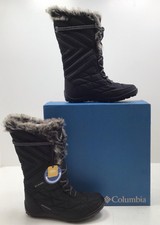 Columbia Women's Boots Minx Mid III Waterproof Winter Boot in Black Size 5