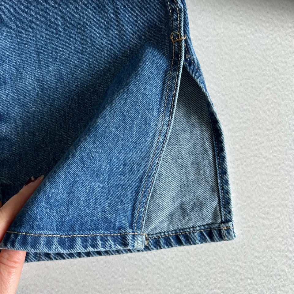 Pantalones de mezclilla Miranda cintura alta calce recto Mango MNG en azul abierto talla 4 nuevos con etiquetas Foto 3 de 4