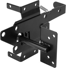 Heavy Duty Self-Locking Gate Latch for Wooden Fence, Post Mount Automatic Gat...