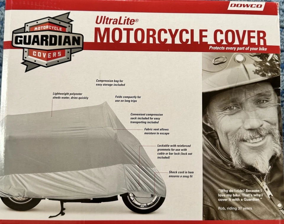 Dowco - 26034-00 - Cubierta de moto Ultralite, Lg - Gris Foto 2 de 4