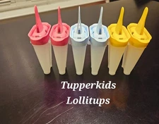 Tupperkids Lollitups Ice Pop Molds Set of 6