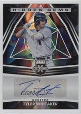 2022 Panini Elite Extra Edition Hidden Gems Black Tyler Whitaker Auto 11b4