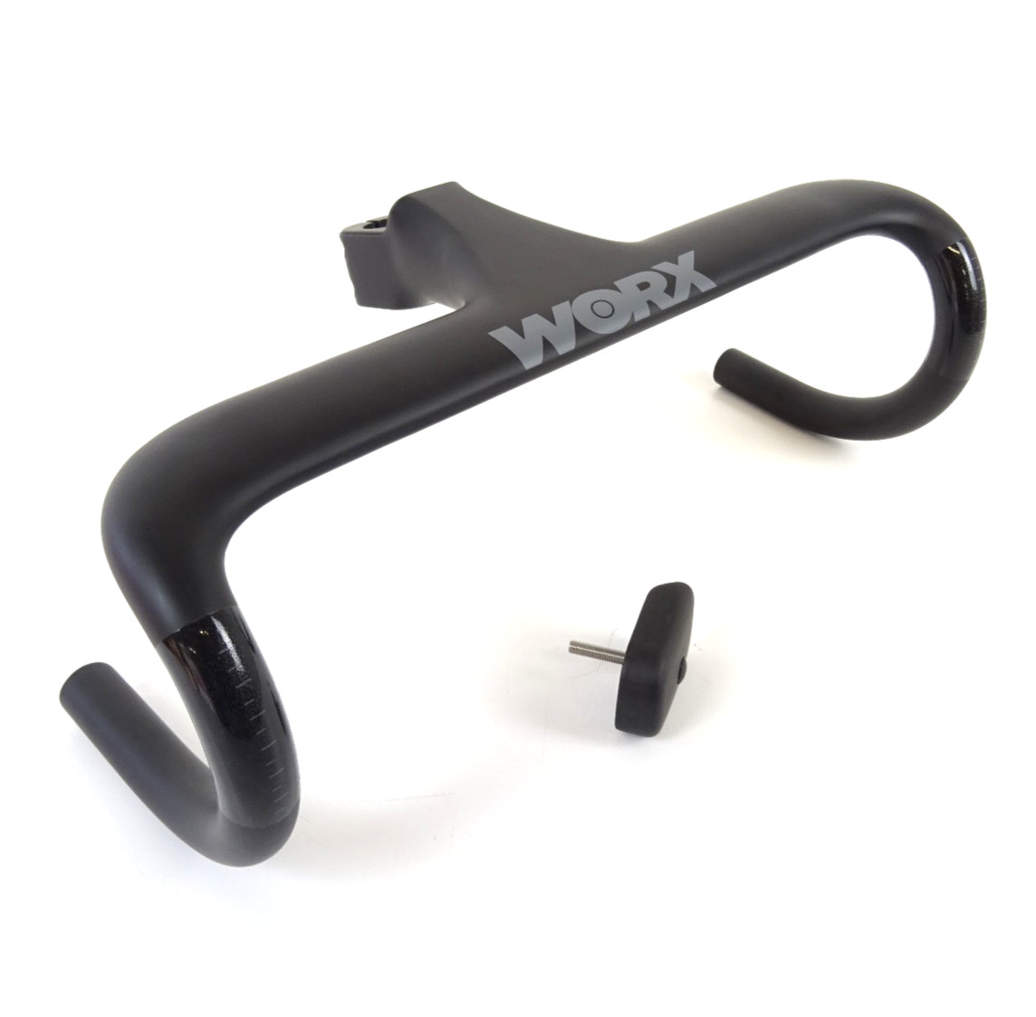 Worx Integrated Carbon Road Bike Drop Handlebars & Stem 380 x 100mm 380g WX25-ST
