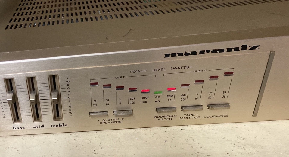 AMPLIFICADOR “MARANTZ PM 350” Con Altavoces SONY - Imagen 3 de 4