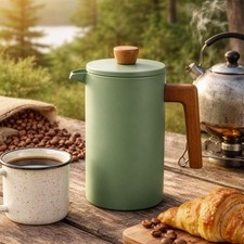 French Press Coffee Maker 34oz/1000ml, Double Wall Insulated Stainless Steel