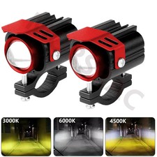 12-80V Auxiliary Headlight Motorcycle LED Lamp Spotlights Electric Fog Light  