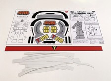 Popy Tetsujin T28 REPRO adesivi jumbo machinder stickers