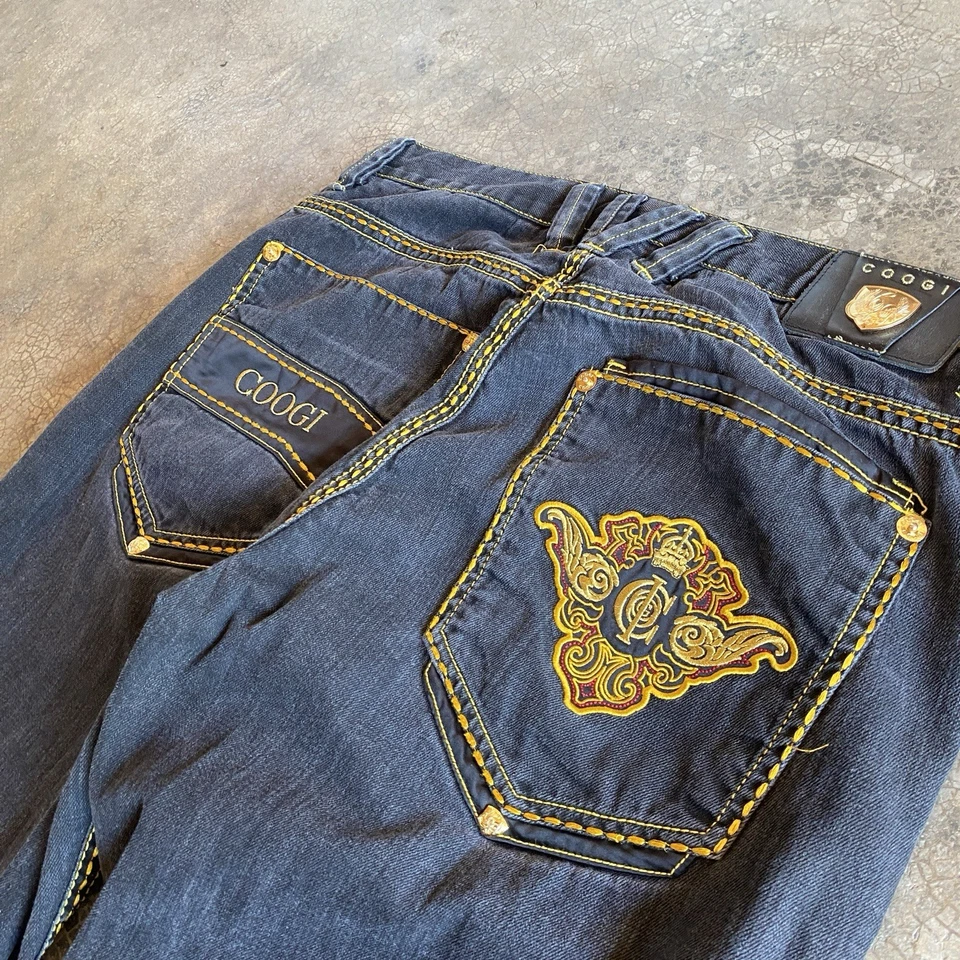 Vaqueros Coogi Y2K bordados negros lavados Foto 2 de 4
