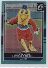 2016 Panini Donruss Optic Aqua 58/299 The Famous San Diego Chicken #165 1n3l