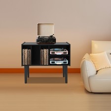 Plattenspieler-Ständer, Vinyl-Aufbewahrungsschrank, Plattenspieler-Ständer mit