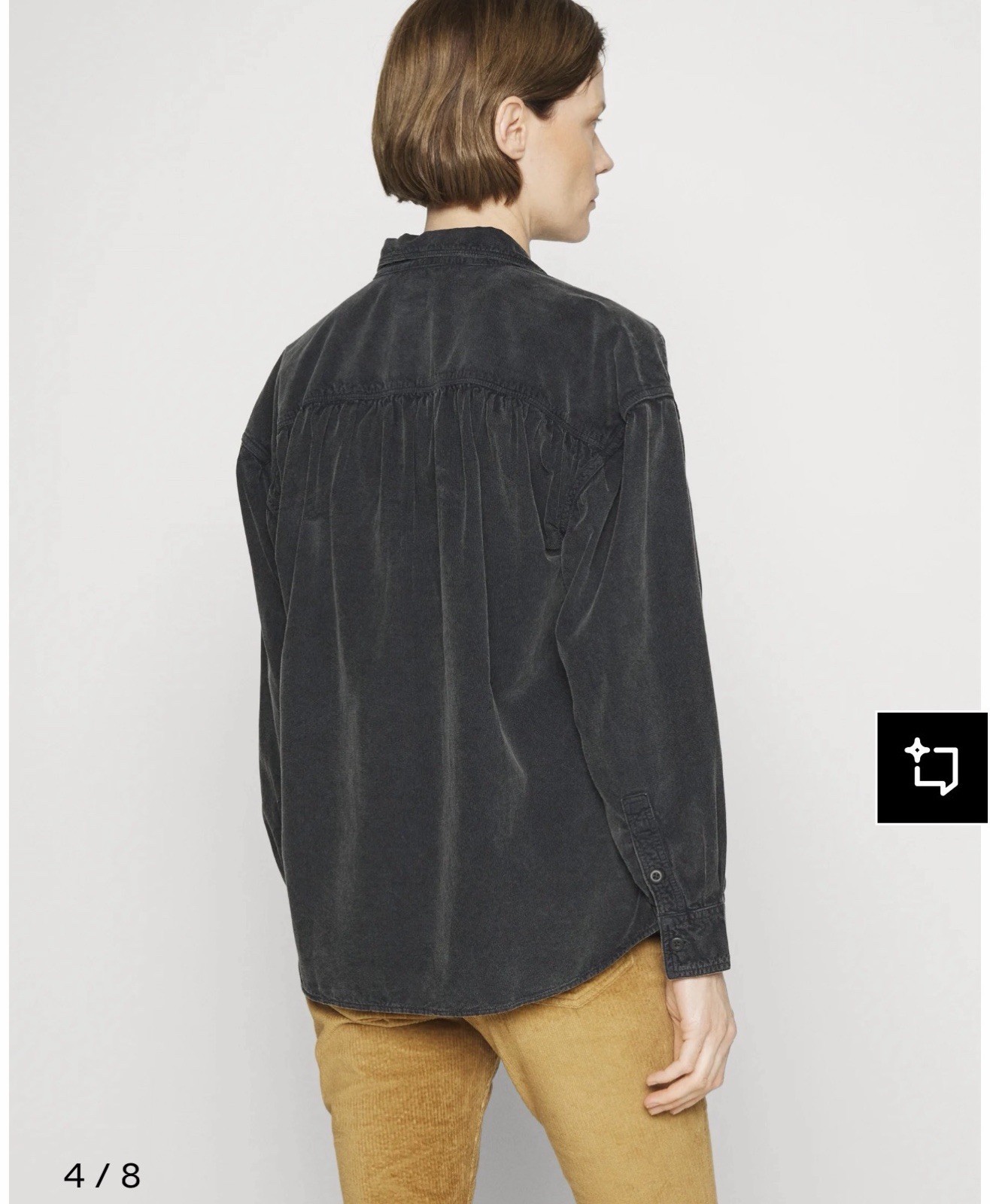 Lee FRONTIER - Button-down blouse - Black. Ladies… - image 3