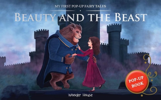 My First Pop-Up Fairy Tales - Beauty and the by Wonder House Books PAPERBACK - Image 3