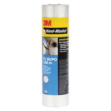 3M Co. Hand-Masker 90039 Advanced Masking Film, 72 in W x 90 ft L, 0.35 mil THK,