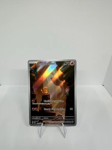 Scarlet & Violet Charmander Holo PSA9 168/165 SV 151 Series