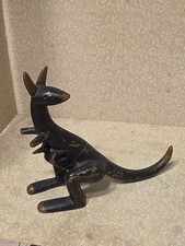 Walter Bosse ?? Vienna  Bronze Austria Kangaroo With 3 Baby Roos