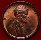 Uncirculated 1909 Philadelphia Mint Copper Lincoln Wheat Cent — photo 1