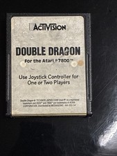 Double Dragon Atari 7800 Activision Video Game Cartridge TESTED/WORKING  image
