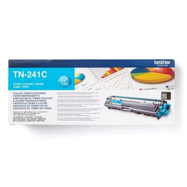 Brother TN-241C cartuccia toner 1 pz Originale Ciano - Immagine 8