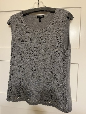 Escada Crochet jacket blouse