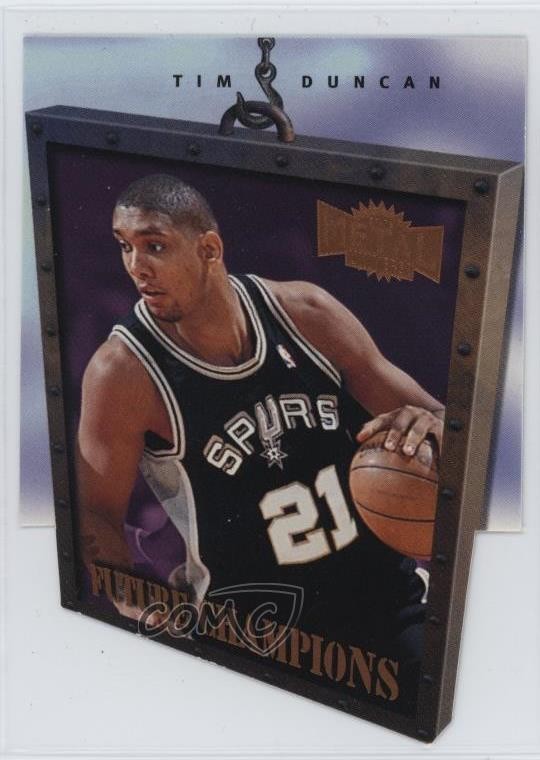 1997-98 Metal Universe Championship Preview Future Champions Tim Duncan HOF 5h4