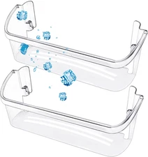 2 Pack UPGRADED 242126602 Refrigerator Door Bin Shelf Replacement for Frigidaire