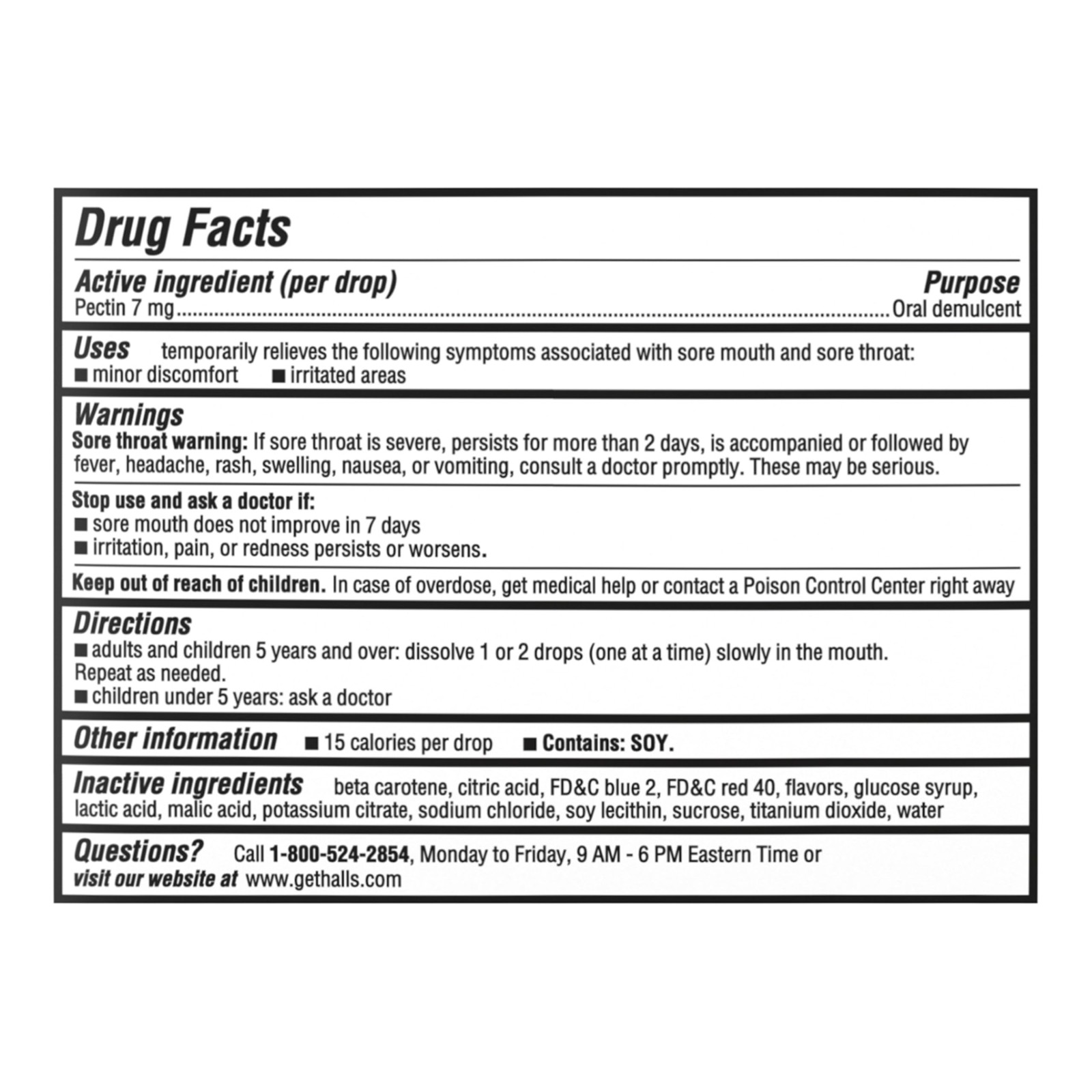 HALLS Throat Soothing Previously HALLS Breezers Creamy Strawberry Throat Drop...