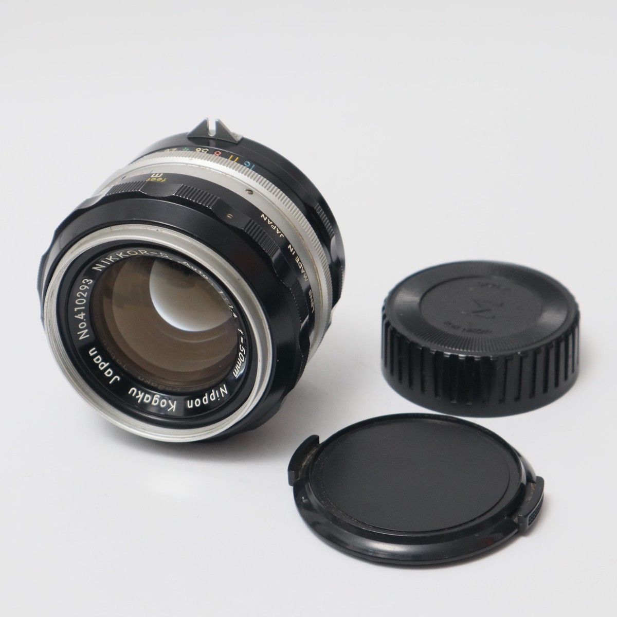 【C2095】Nikon Nikkor-S Auto 50mm F1.4 Nikon Nikkor S Auto 50mm f/1.4 Standard Prime Lens F Mount - Fully