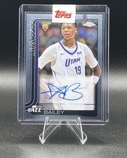 2025-26 Topps Chrome - Ace Bailey Auto #255 (RC) Rookie Auto Utah