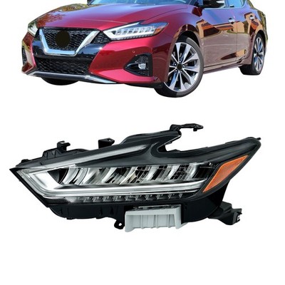 Chrome Set For Nissan Maxima 2019-2021 LED Headlights Assy OE Headlamp Left Side