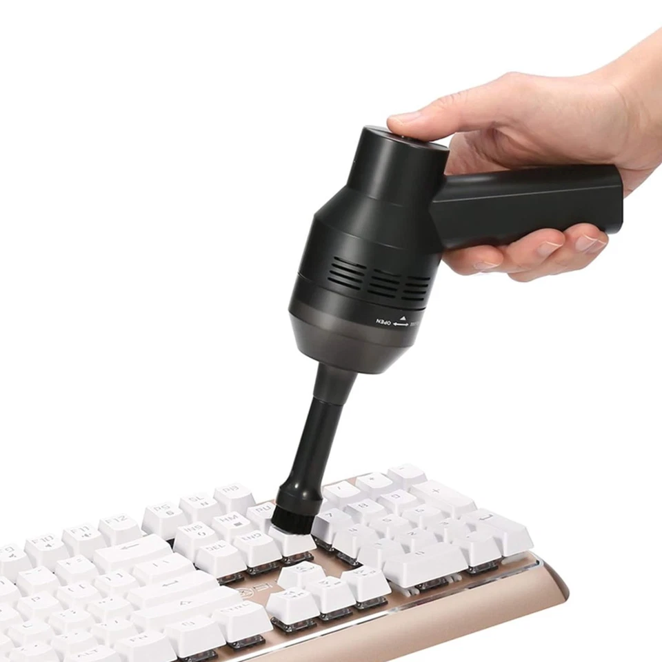 USB Portable Electric Air Duster Blower Car Vacuum Computer Keyboard Cleaner - Image 2 of 4