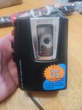 Sony TCM-454VK Cassette-Corder Recorder Voice Operated Tested And Works