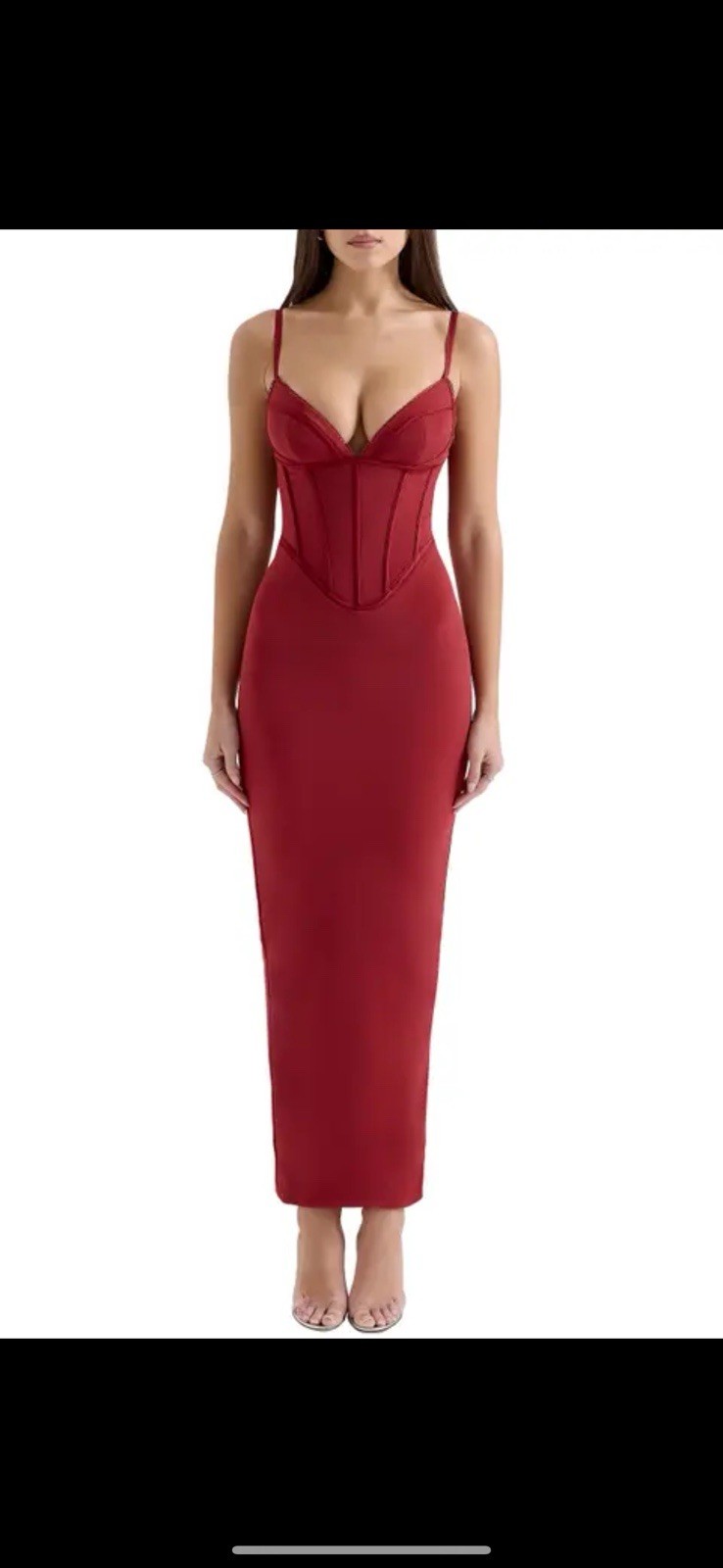 House of CB Romy Corset Body-Con Maxi Dress