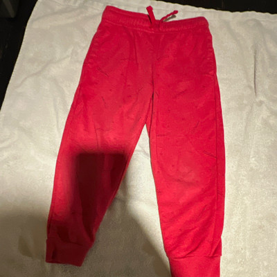 Carter's Unisex Toddler Jogger Pants 5T Pink Solid Drawstring Pull-On