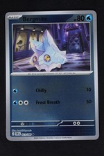 Pokemon Bergmite Reverse Holo C NM - ME04: Chaos Rising 023/086